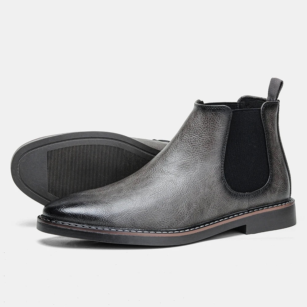 Noble Chaussure Bottine Homme Cuir Bottine Homme Habillé