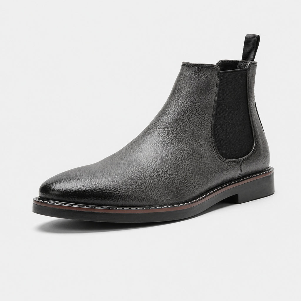 Noble Chaussure Bottine Homme Cuir Bottine Homme Semelle Plate