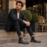Noble Chaussure Bottine Homme Cuir Bottine Homme Semelle Plate