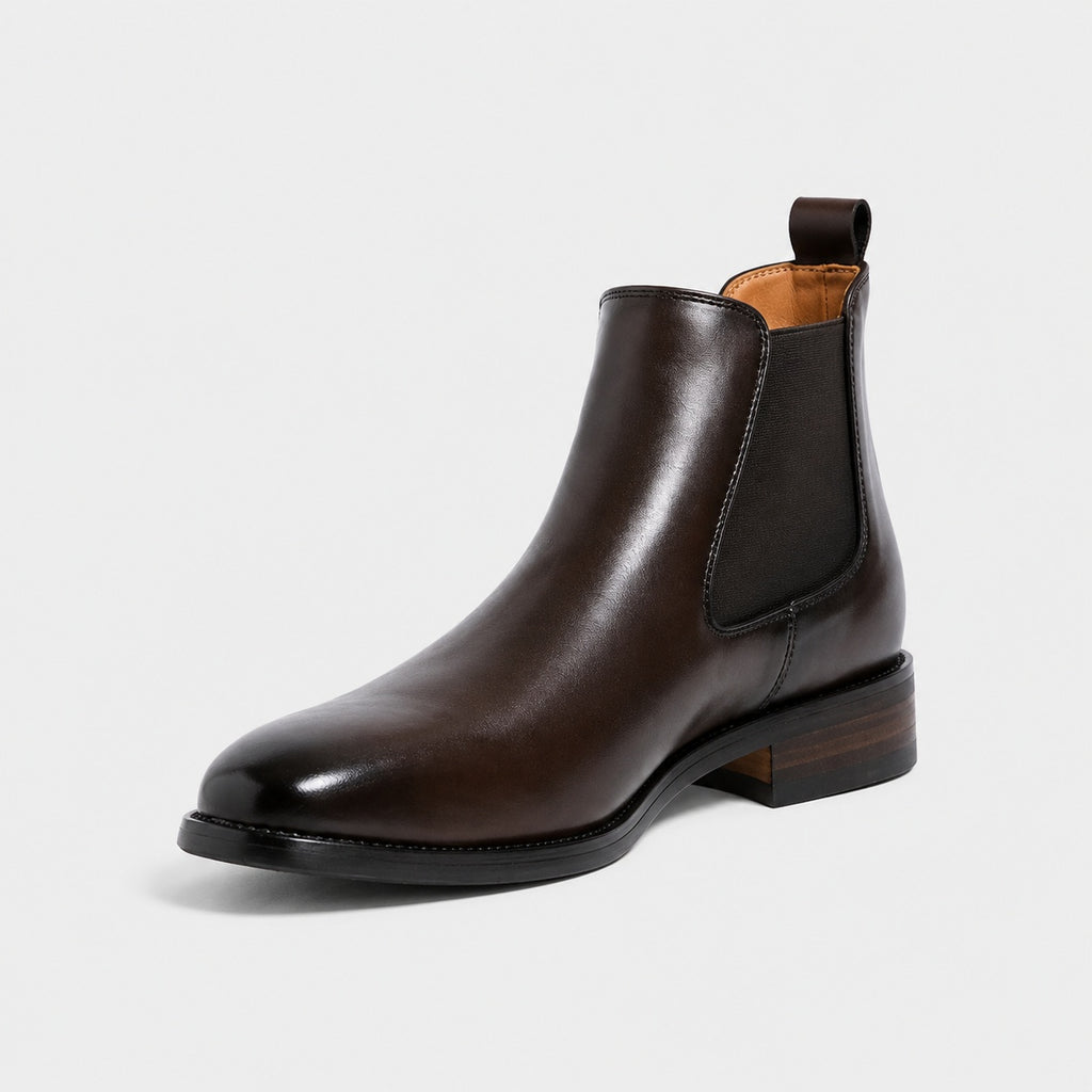Noble Chaussure Bottine Homme Cuir Bottine Mi Haute Homme