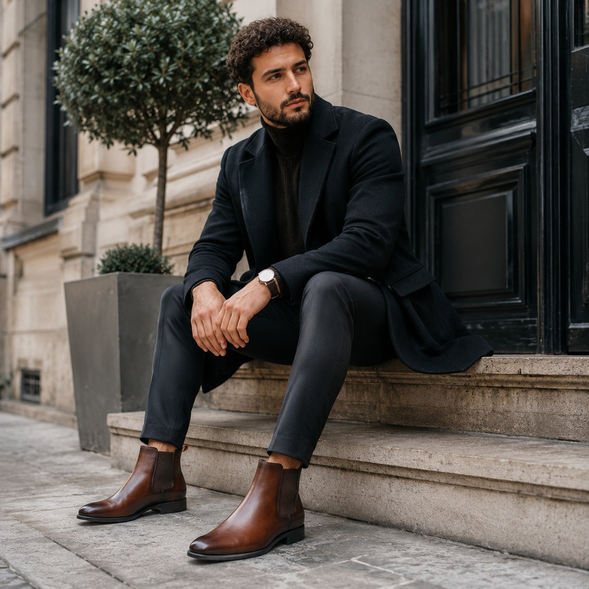 Noble Chaussure Bottine Homme Cuir Bottines Basse Homme