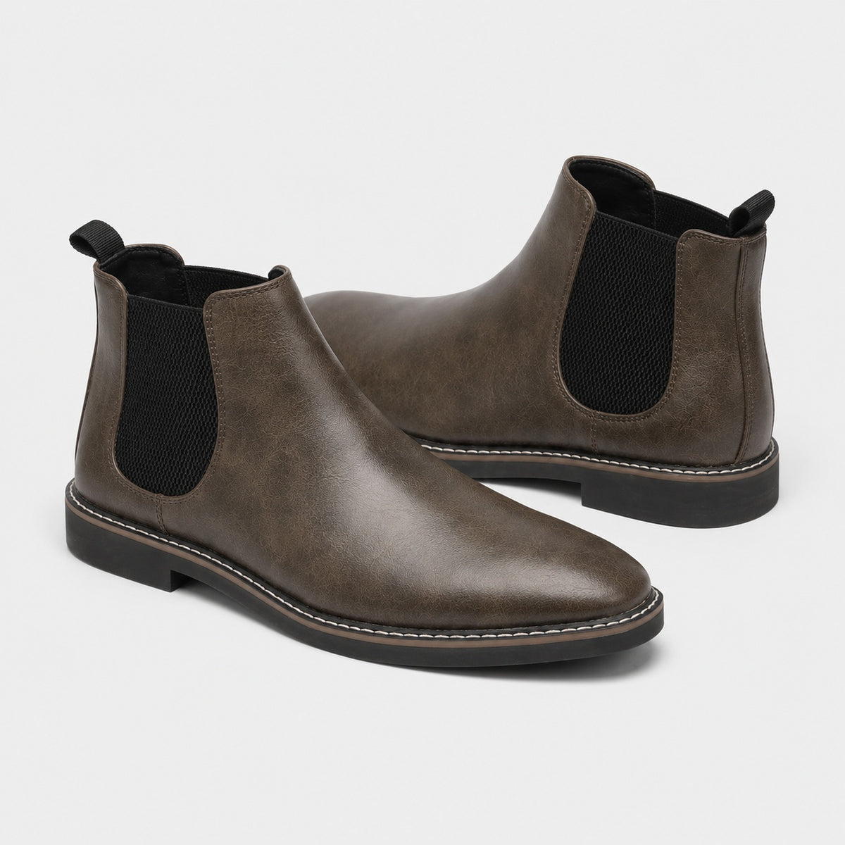 Noble Chaussure Bottine Homme Cuir Bottines Brunes Homme