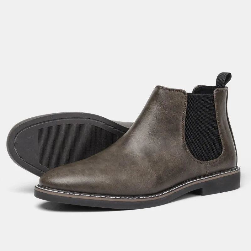 Noble Chaussure Bottine Homme Cuir Bottines Brunes Homme