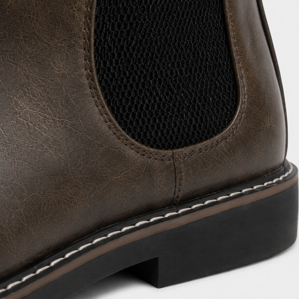 Noble Chaussure Bottine Homme Cuir Bottines Brunes Homme