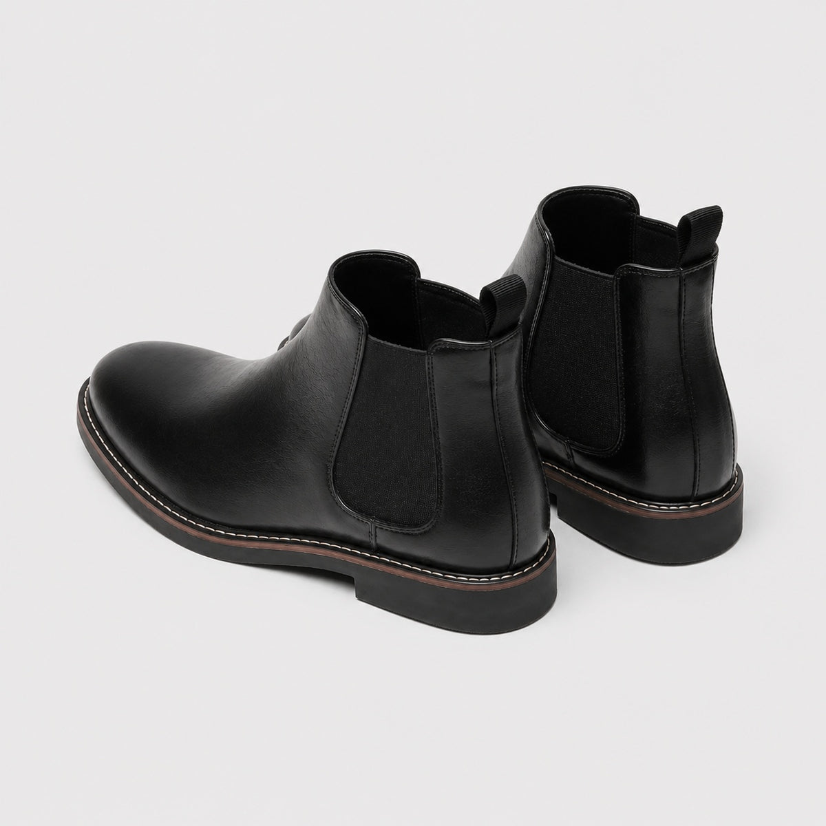 Noble Chaussure Bottine Homme Cuir Bottines Chelsea Cuir Noir Homme
