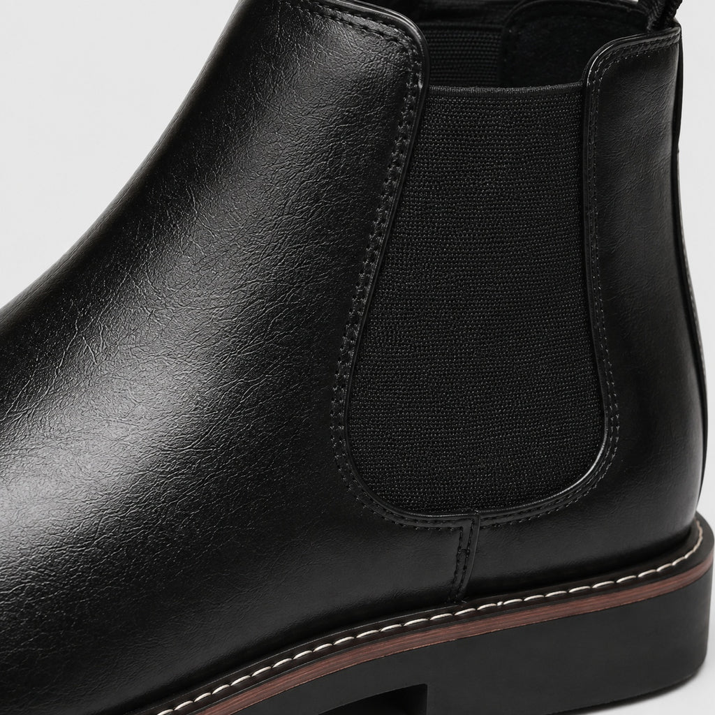 Noble Chaussure Bottine Homme Cuir Bottines Chelsea Cuir Noir Homme