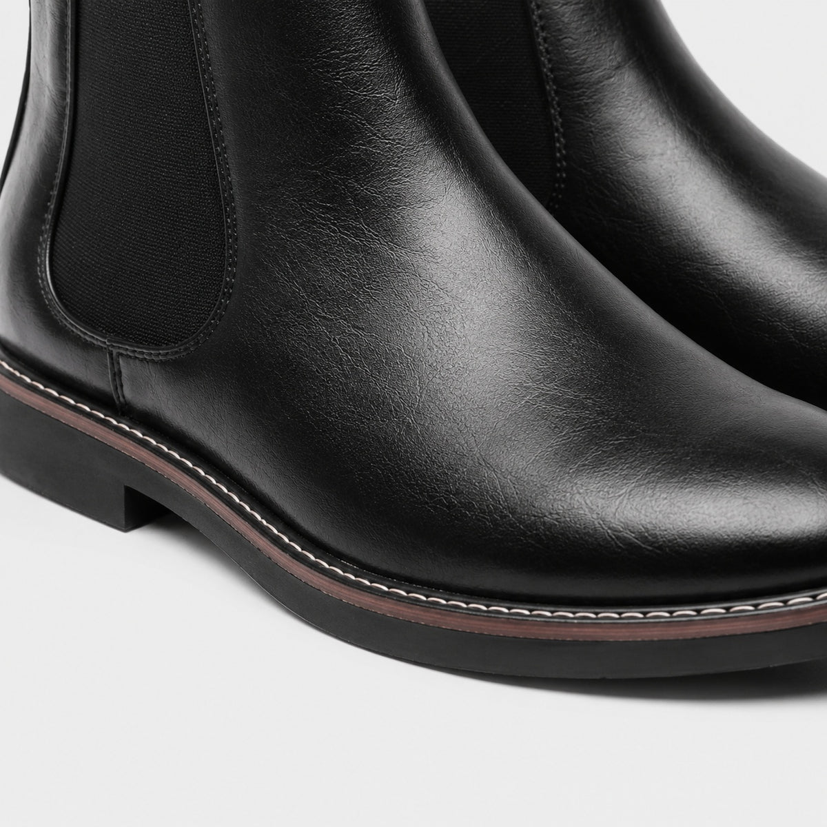 Noble Chaussure Bottine Homme Cuir Bottines Chelsea Cuir Noir Homme