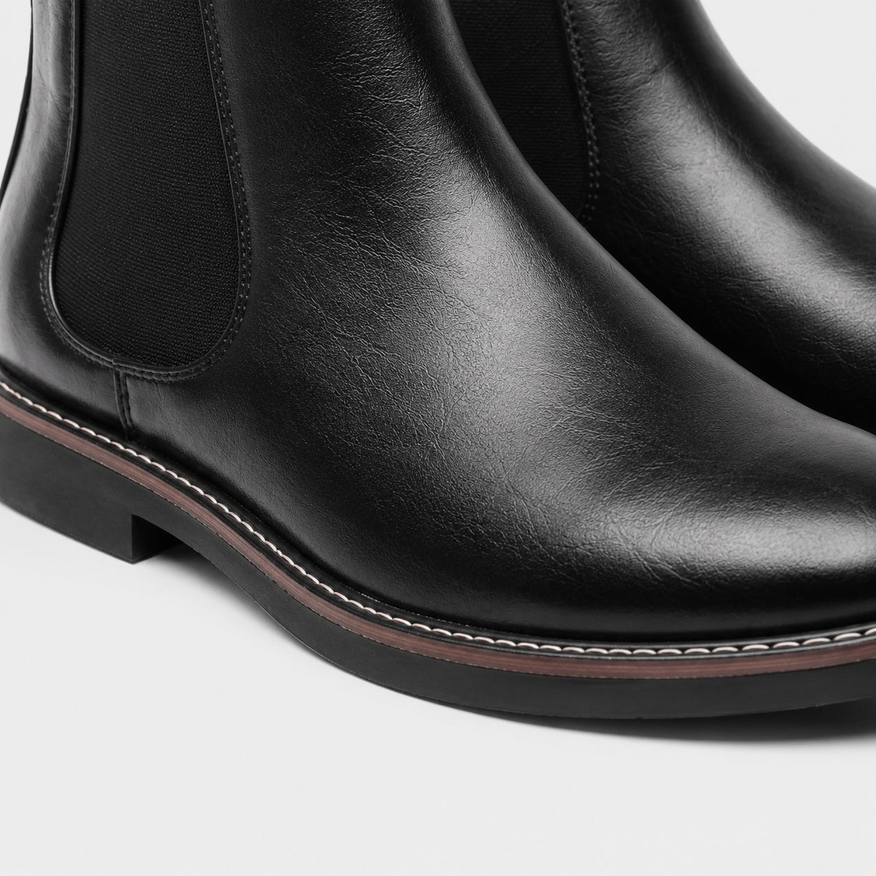 Noble Chaussure Bottine Homme Cuir Bottines Chelsea Cuir Noir Homme