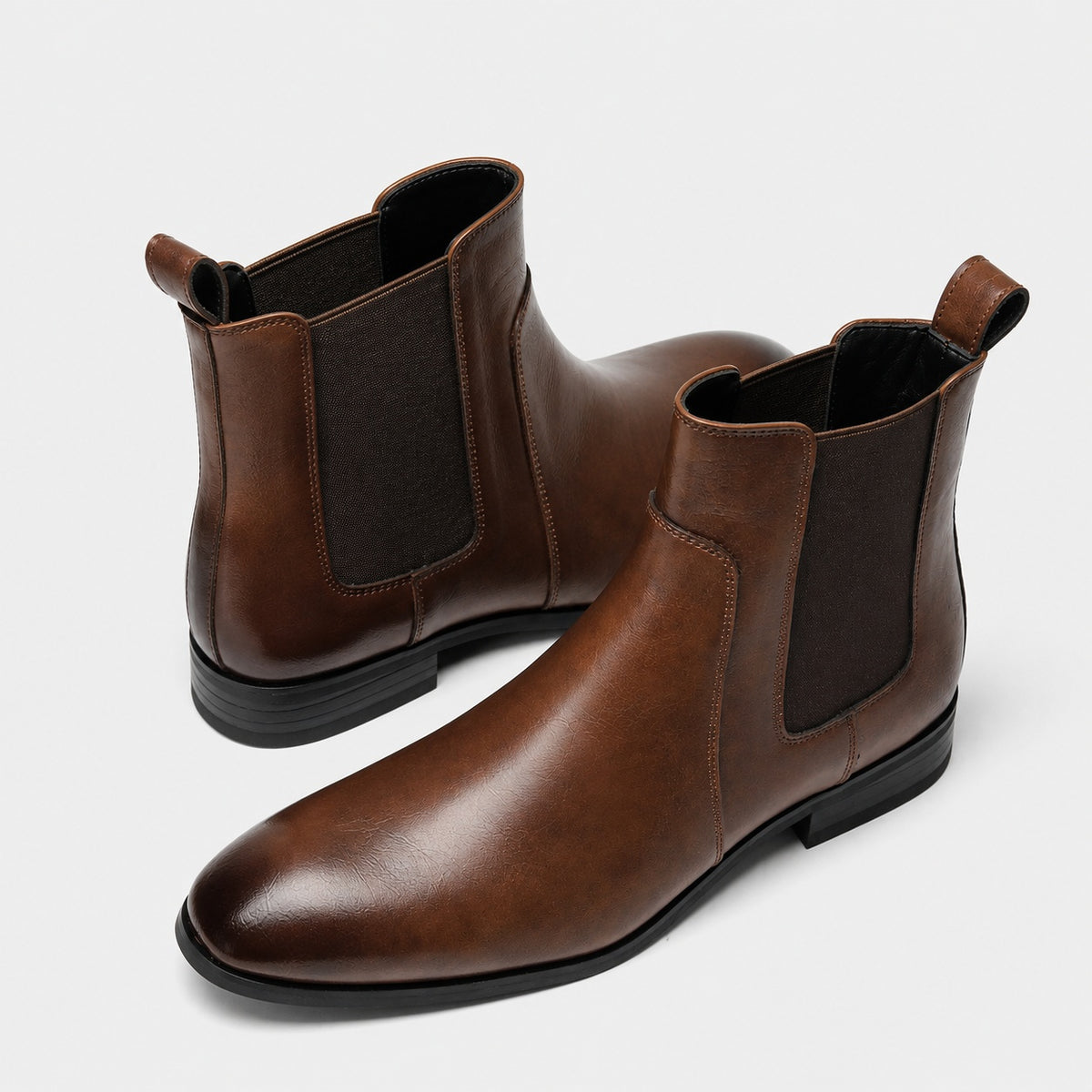 Noble Chaussure Bottine Homme Cuir Bottines Elastique Homme