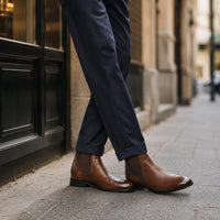 Noble Chaussure Bottine Homme Cuir Bottines Elastique Homme