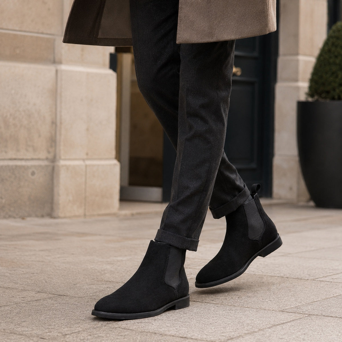 Noble Chaussure Bottine Homme Cuir Bottines Et Bottes Homme