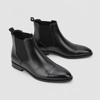Noble Chaussure Bottine Homme Cuir Bottines Habillé Homme