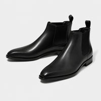 Noble Chaussure Bottine Homme Cuir Bottines Habillées Homme