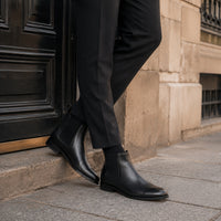 Noble Chaussure Bottine Homme Cuir Bottines Habillées Homme