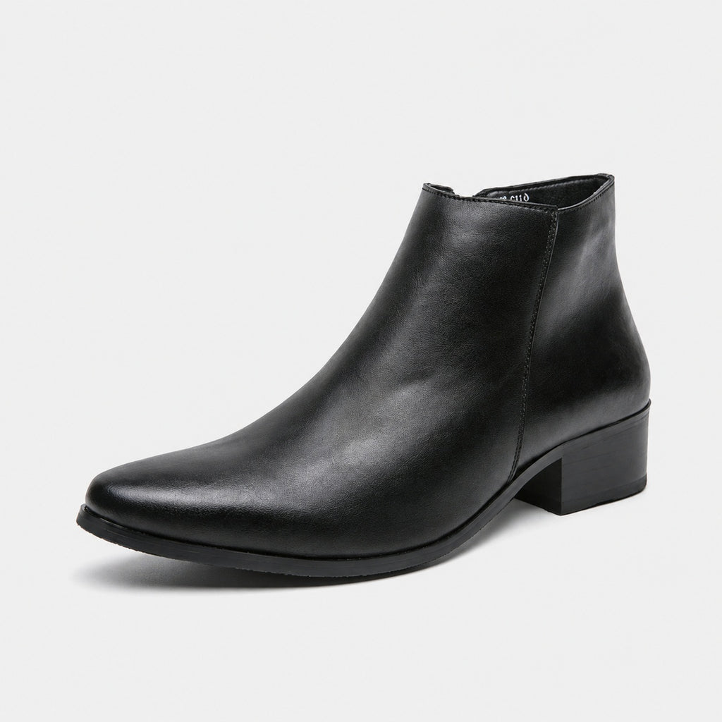 Noble Chaussure Bottine Homme Cuir Bottines Homme Bout Pointu