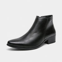 Noble Chaussure Bottine Homme Cuir Bottines Homme Bout Pointu
