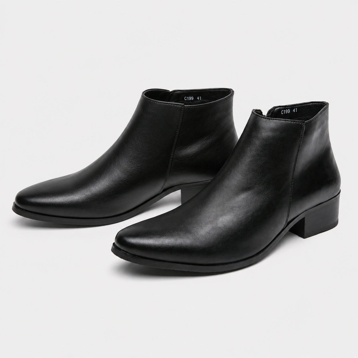 Noble Chaussure Bottine Homme Cuir Bottines Homme Bout Pointu