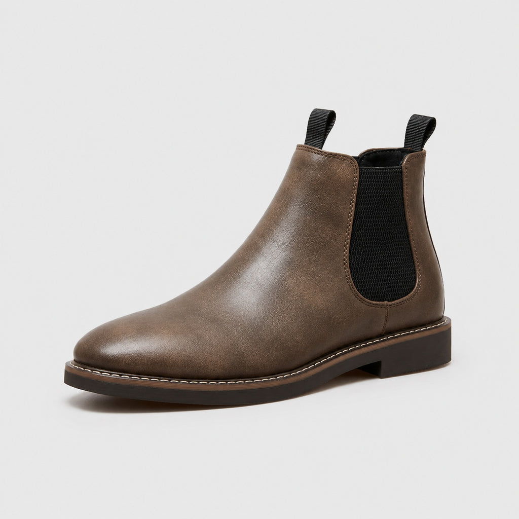 Noble Chaussure Bottine Homme Cuir Bottines Homme Camel Cuir