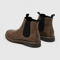 Noble Chaussure Bottine Homme Cuir Bottines Homme Camel Cuir