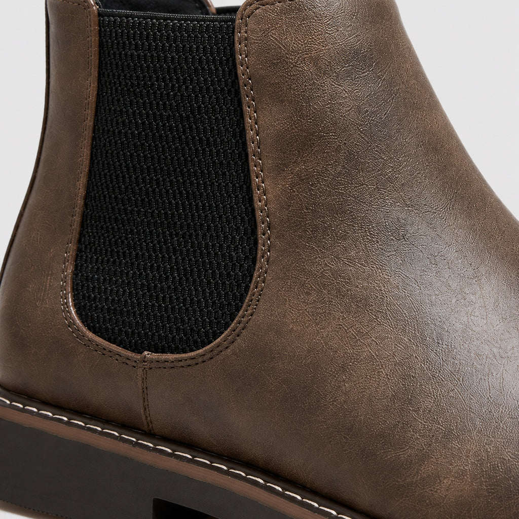 Noble Chaussure Bottine Homme Cuir Bottines Homme Camel Cuir