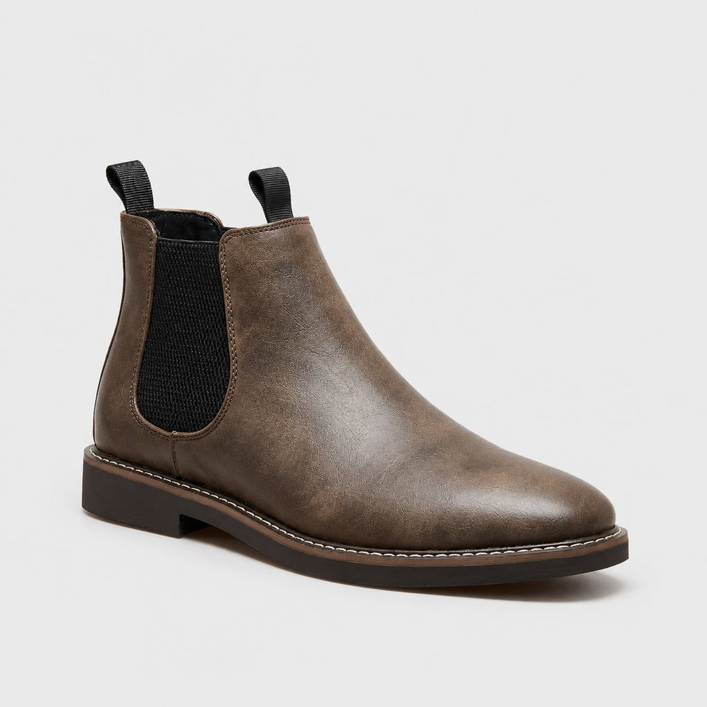 Noble Chaussure Bottine Homme Cuir Bottines Homme Camel Cuir