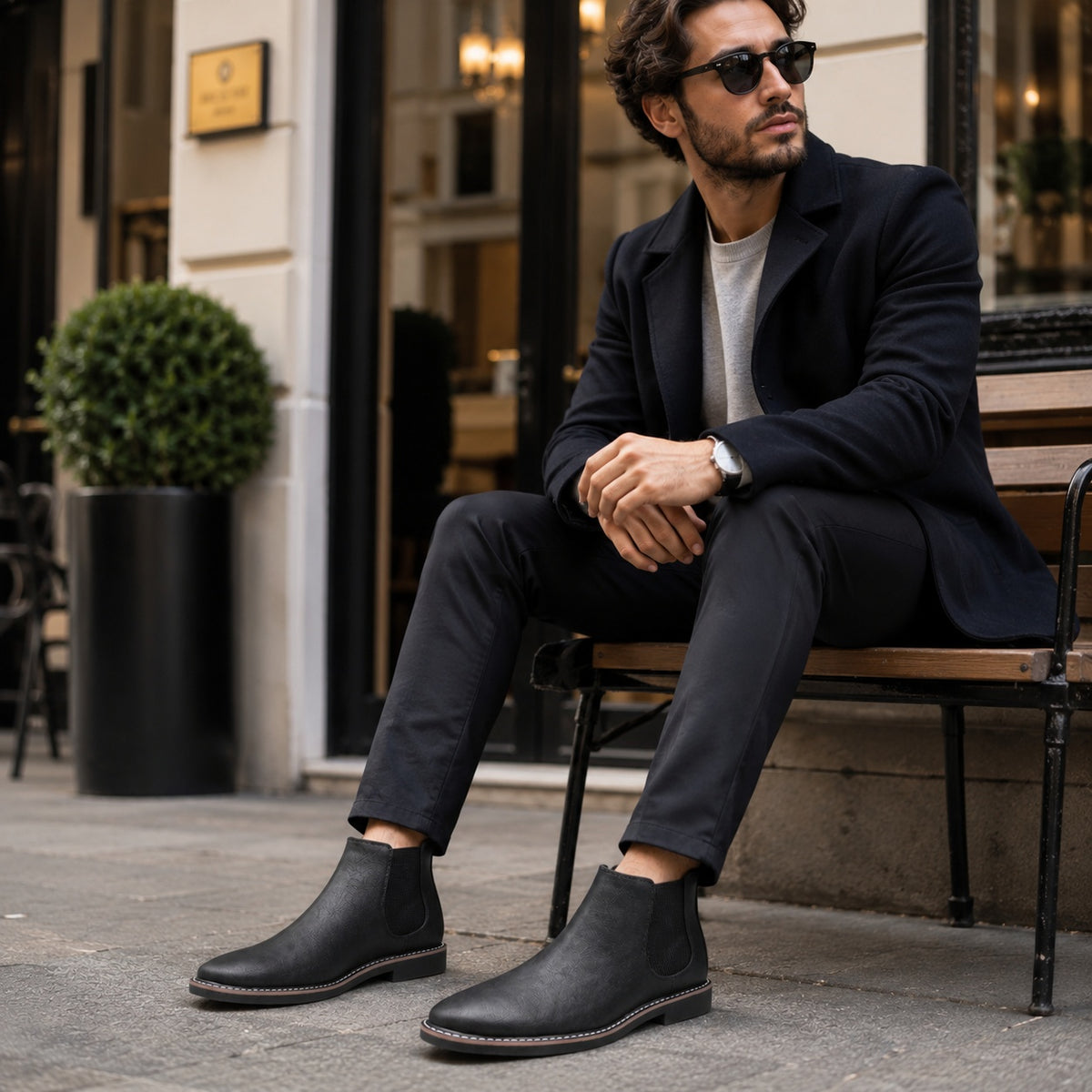 Noble Chaussure Bottine Homme Cuir Bottines Homme Casual