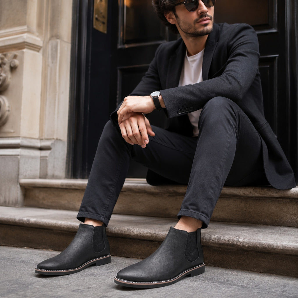 Noble Chaussure Bottine Homme Cuir Bottines Homme Casual