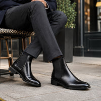 Noble Chaussure Bottine Homme Cuir Bottines Homme Classique