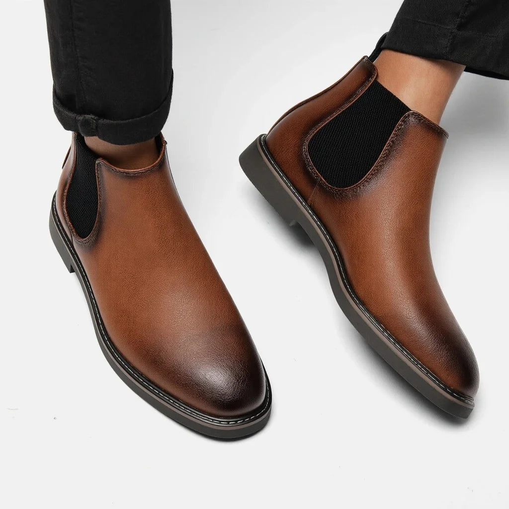 Noble Chaussure Bottine Homme Cuir Bottines Homme Cuir Camel