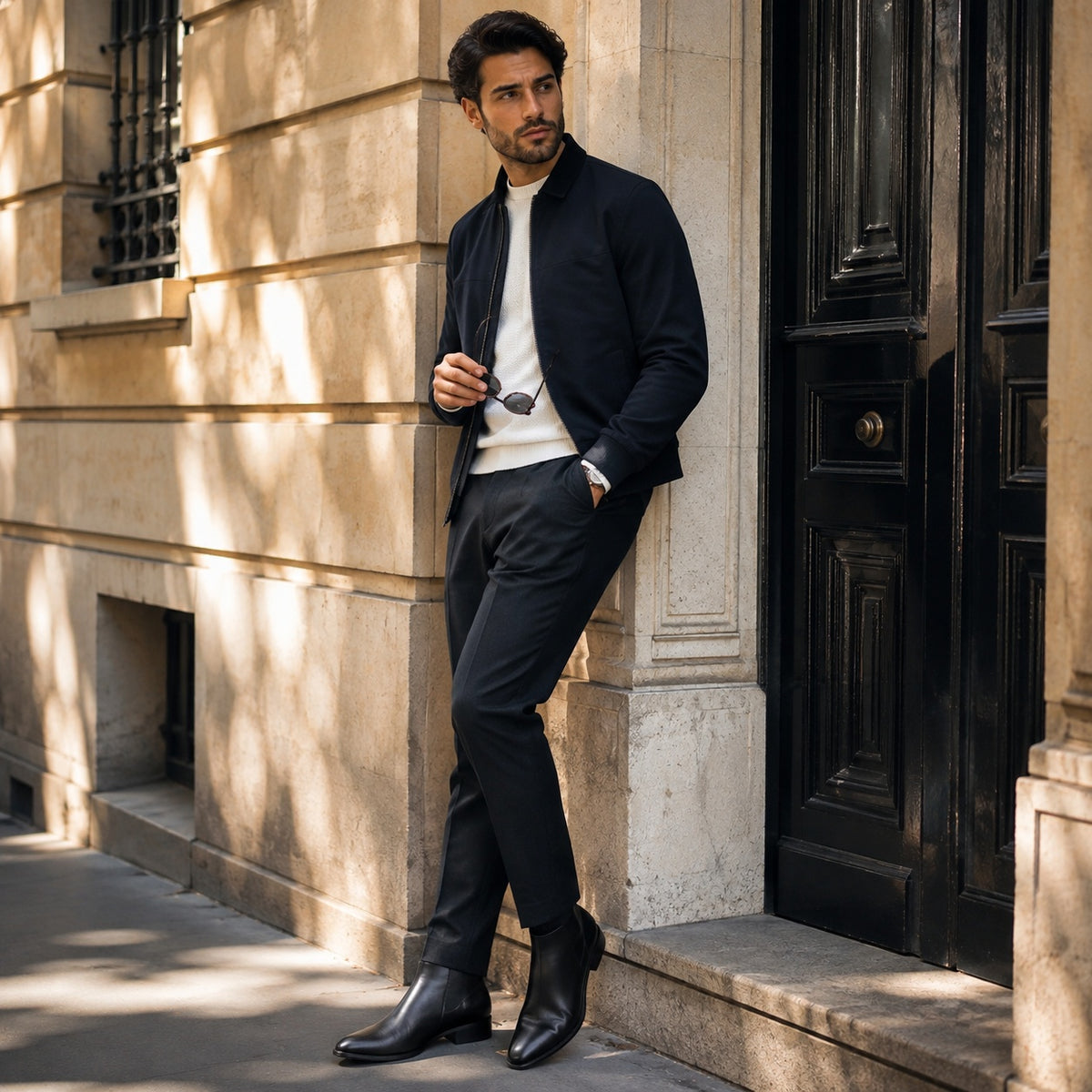 Noble Chaussure Bottine Homme Cuir Bottines Homme Cuir Noir Lacets