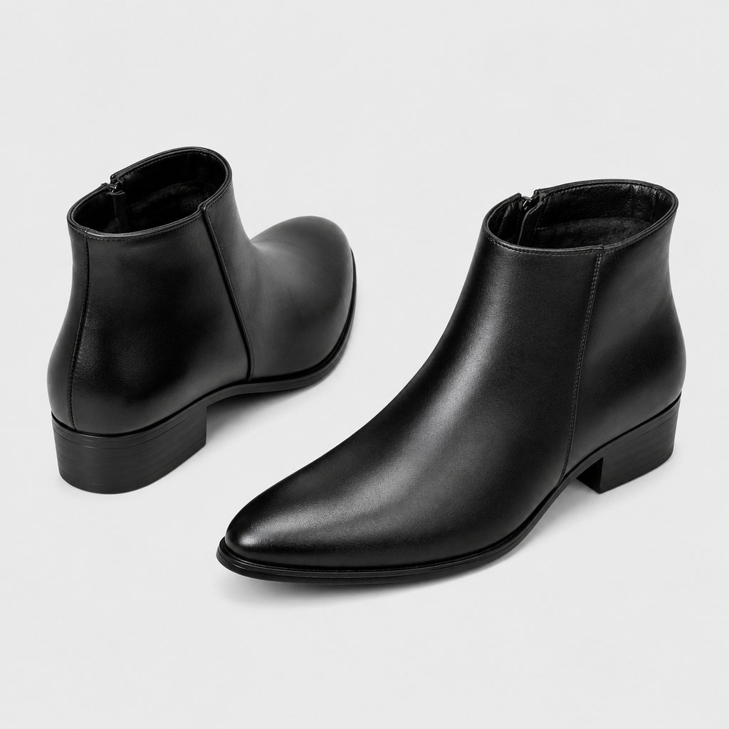 Noble Chaussure Bottine Homme Cuir Bottines Homme Cuir Noir Lacets