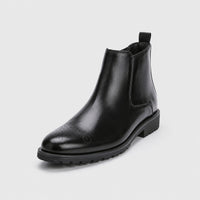 Noble Chaussure Bottine Homme Cuir Bottines Noires Hommes