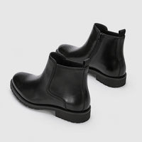 Noble Chaussure Bottine Homme Cuir Bottines Noires Hommes