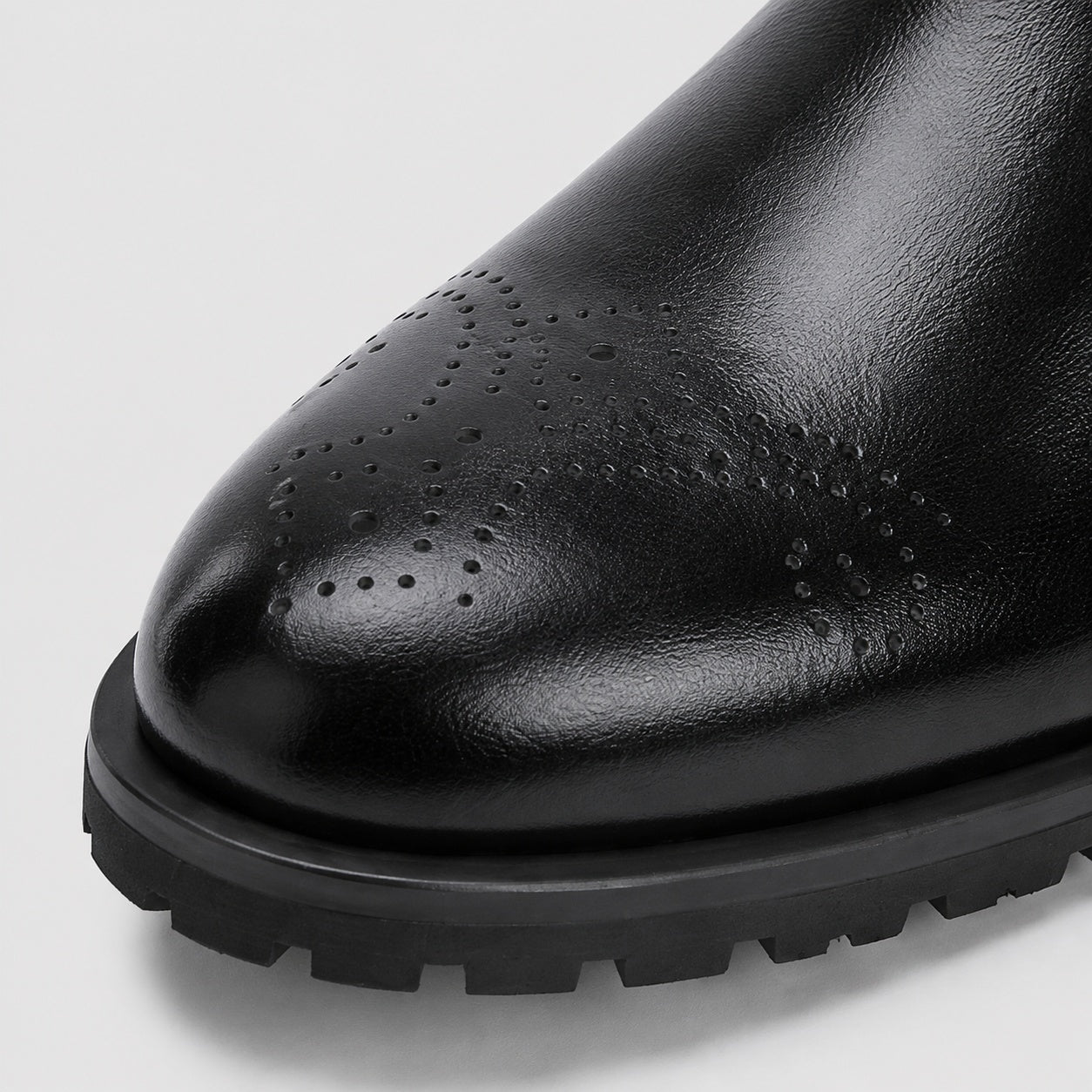 Noble Chaussure Bottine Homme Cuir Bottines Noires Hommes