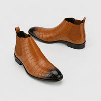 Noble Chaussure Bottine Homme Daim Bottine Marron Daim Homme