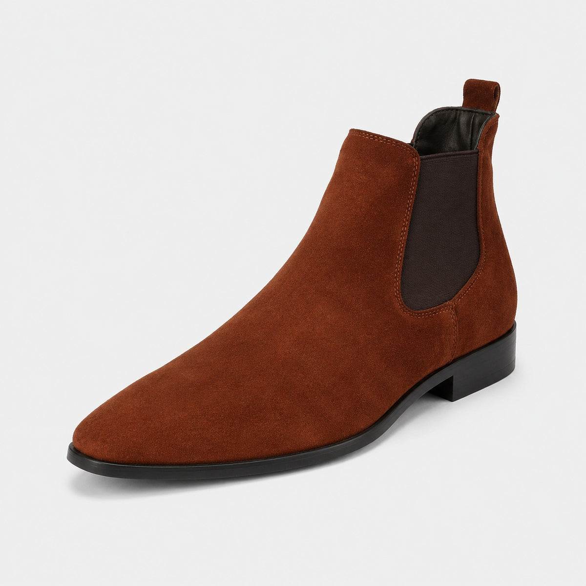 Noble Chaussure Bottine Homme Daim Bottines Chelsea Homme Daim Marron