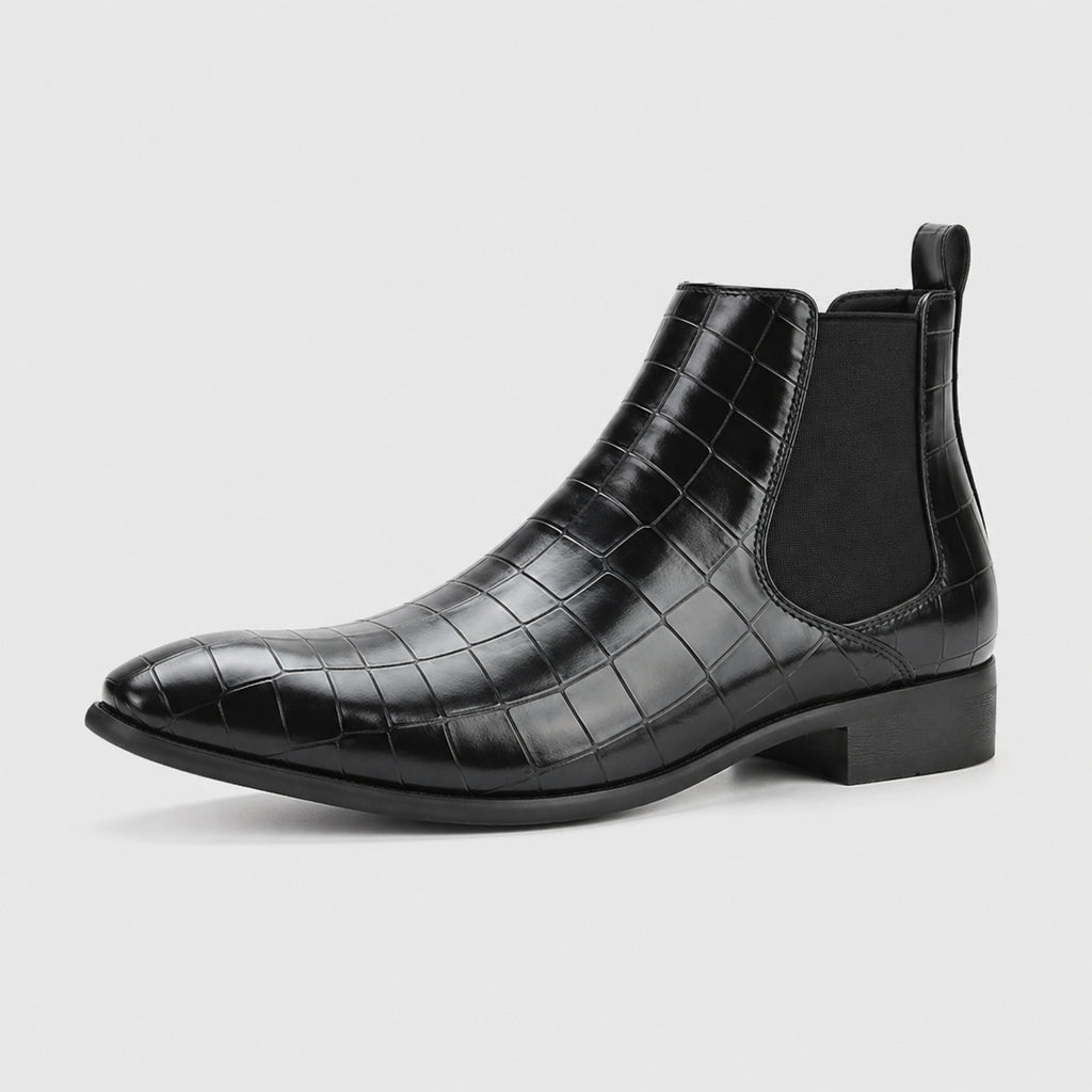 Noble Chaussure Bottine Homme Daim Bottines Chelsea Homme Daim Noir