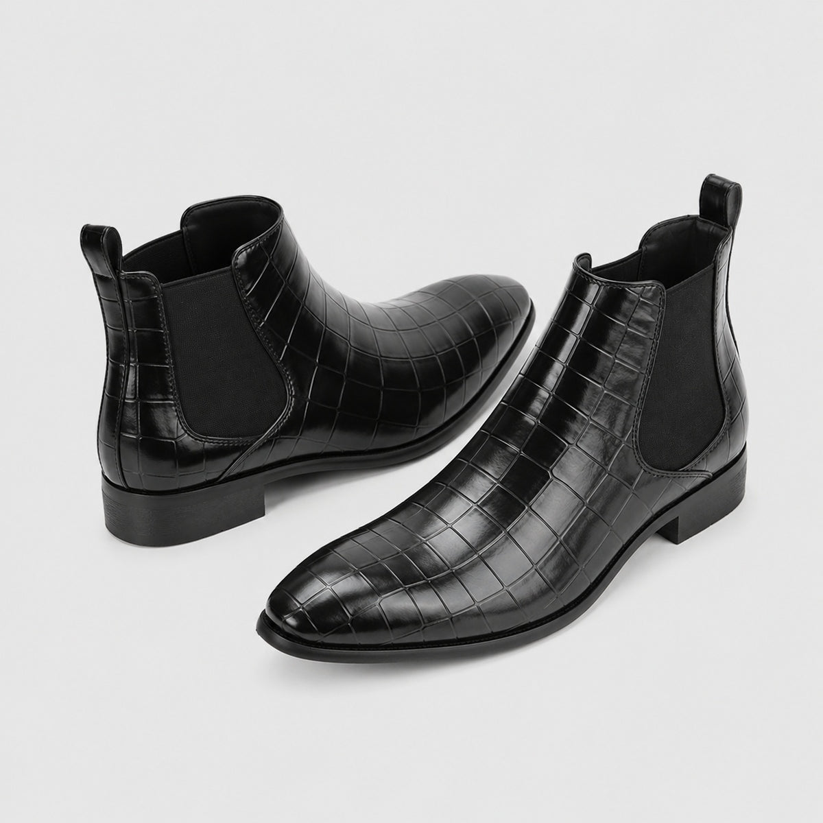 Noble Chaussure Bottine Homme Daim Bottines Chelsea Homme Daim Noir