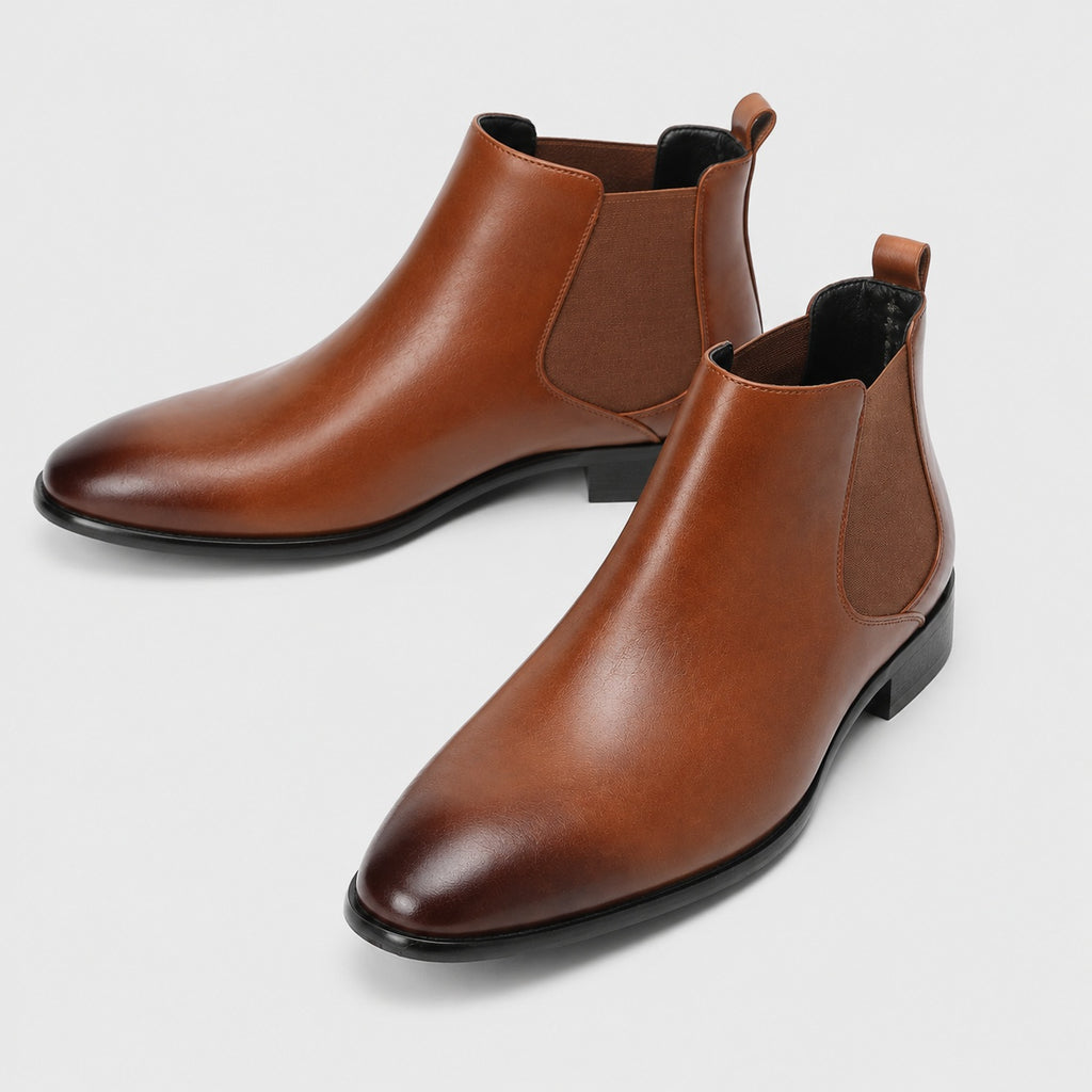 Noble Chaussure Bottine Homme Daim Bottines Daim Camel Homme