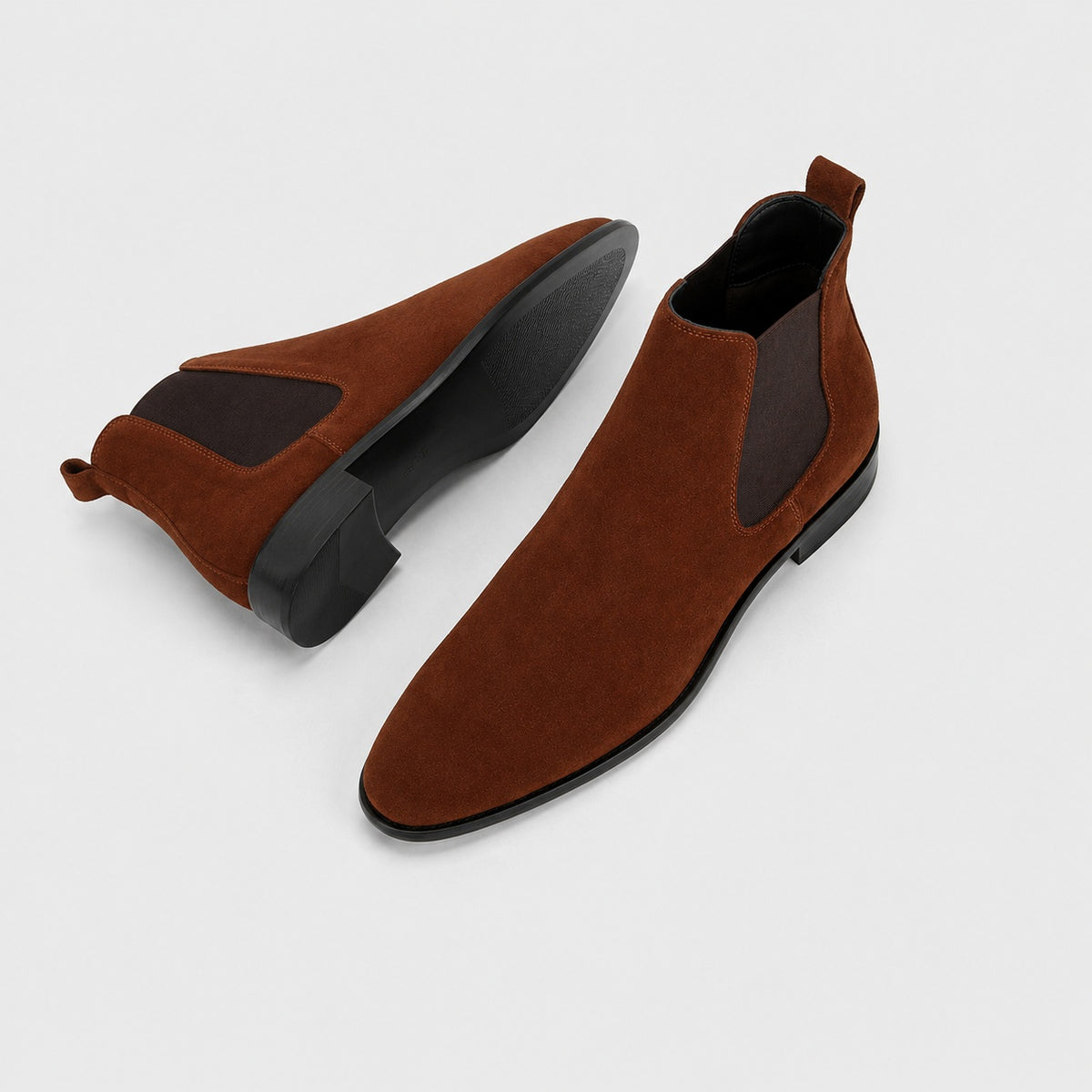 Noble Chaussure Bottine Homme Daim Bottines Daim Homme Marron