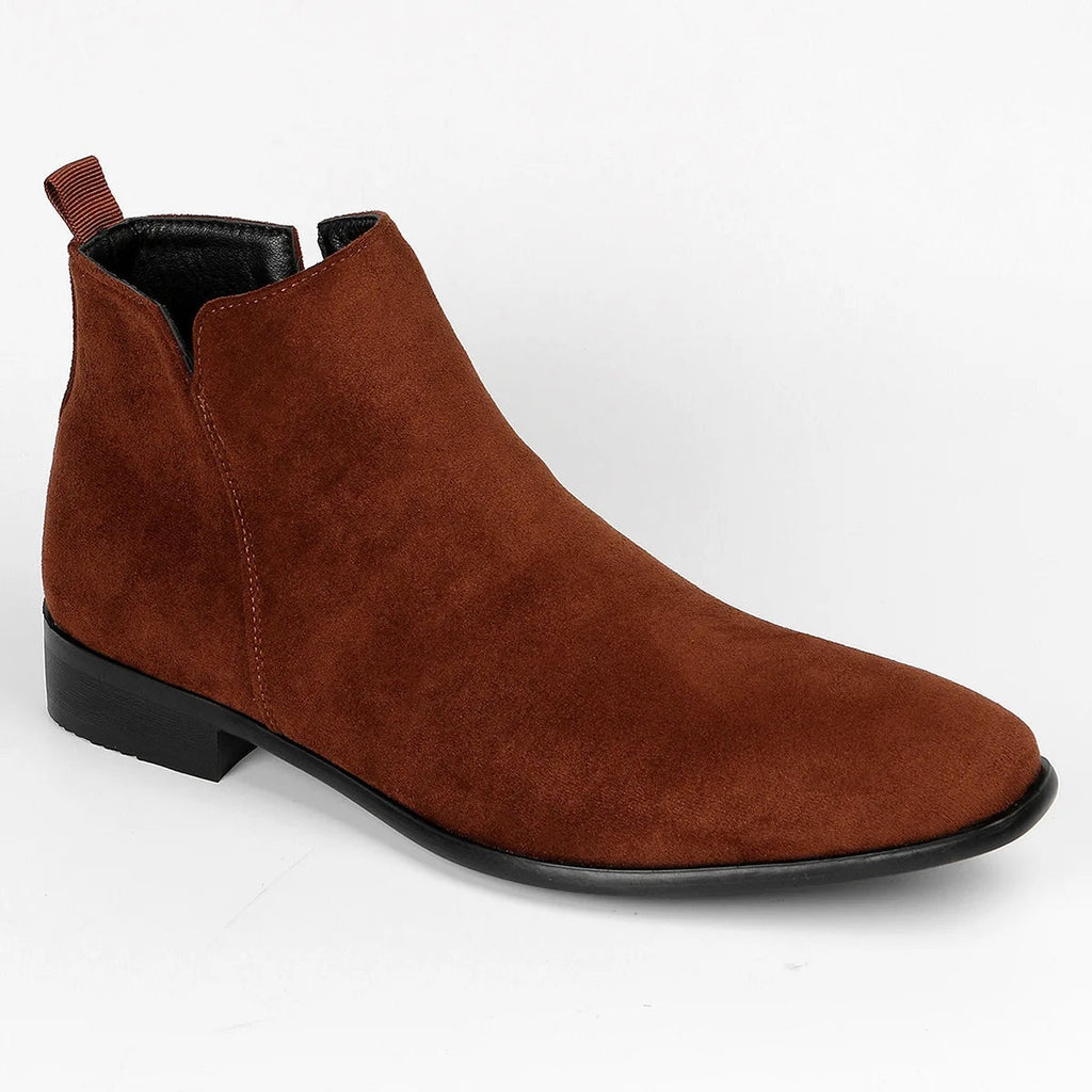 Noble Chaussure Bottine Homme Daim Bottines Daim Homme Marron