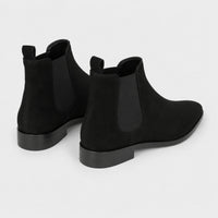 Noble Chaussure Bottine Homme Daim Bottines En Daim Noir Homme