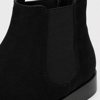 Noble Chaussure Bottine Homme Daim Bottines En Daim Noir Homme