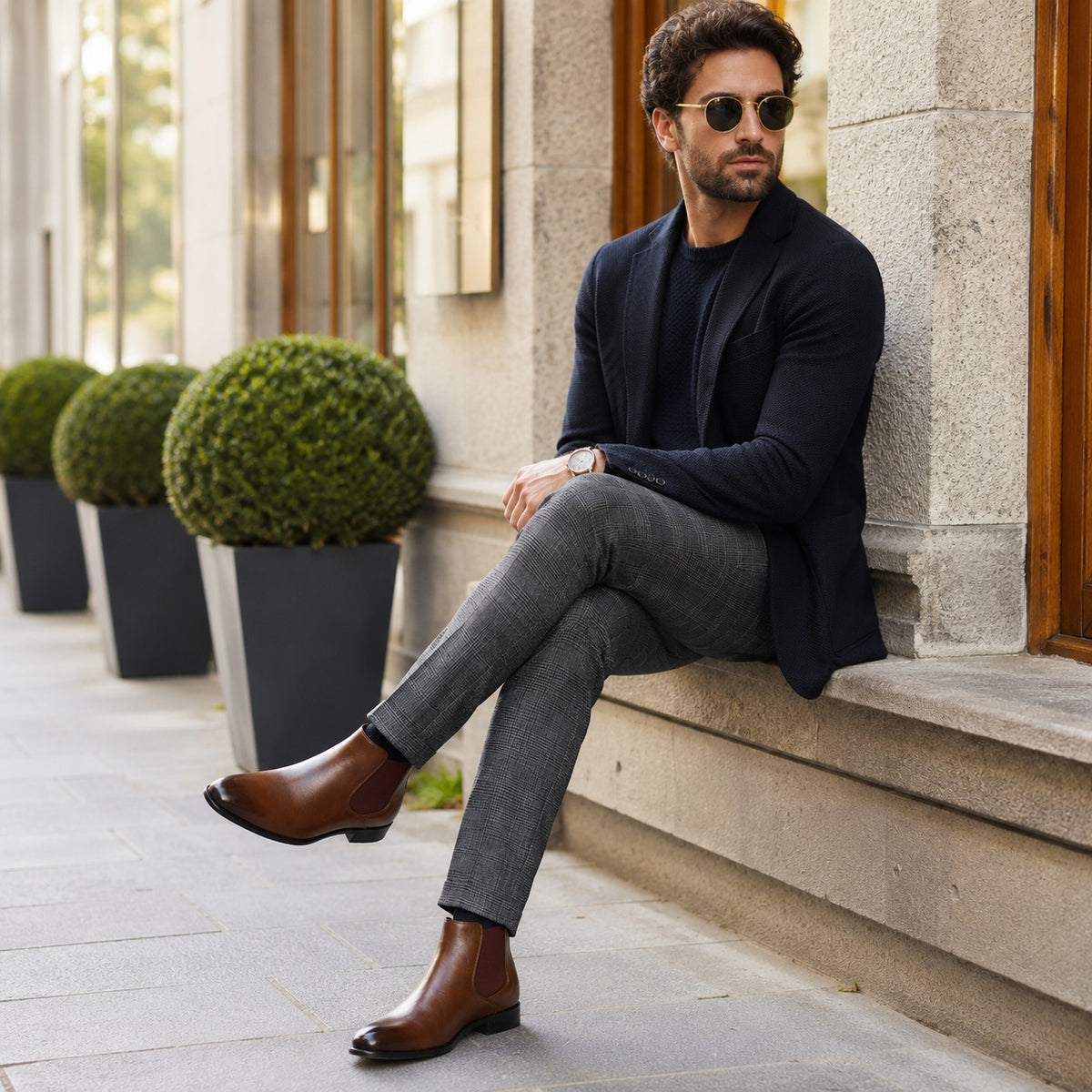 Noble Chaussure Bottine Homme Daim Bottines Homme Camel Daim