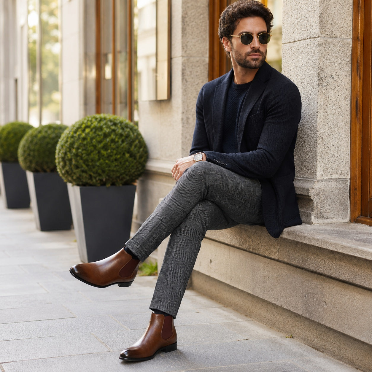 Noble Chaussure Bottine Homme Daim Bottines Homme Camel Daim