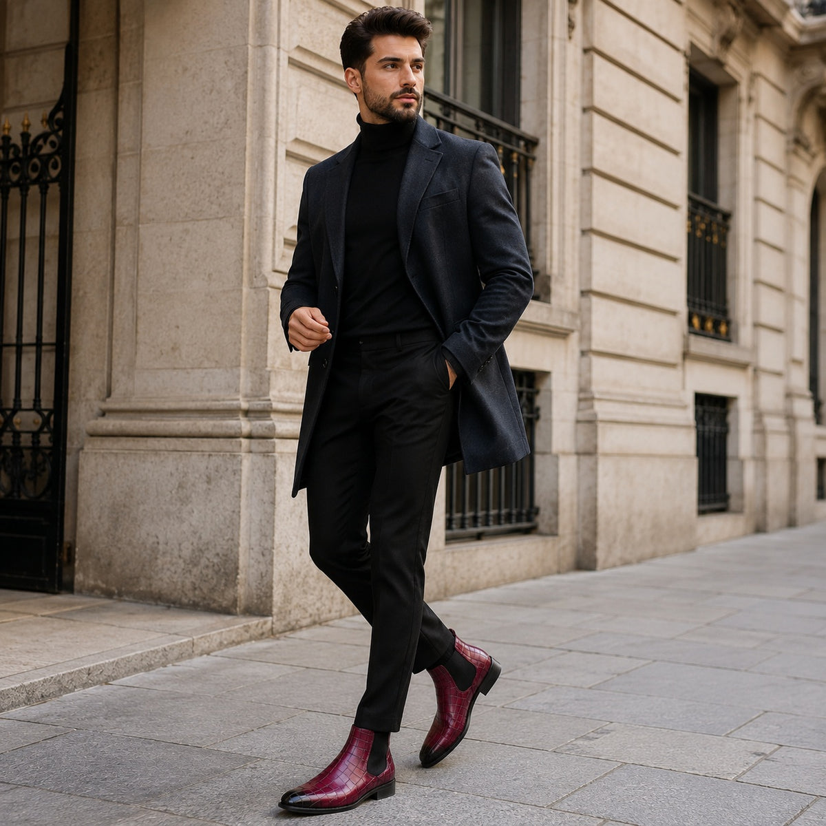 Noble Chaussure Bottine Homme Daim Bottines Homme Chelsea Daim