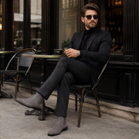 Noble Chaussure Bottine Homme Daim Bottines Homme Daim Gris