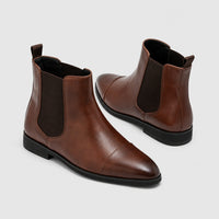 Noble Chaussure Bottine Homme Marron Bottines Marrons Homme