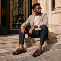 Noble Chaussure Mocassin Homme À Gland Mocassin À Gland Croco