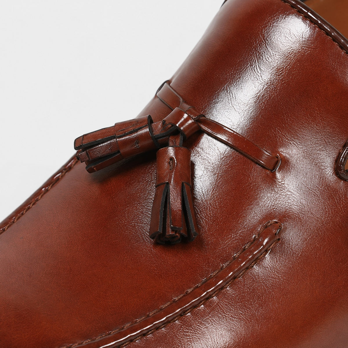 Noble Chaussure Mocassin Homme À Gland Mocassin À Gland Homme Marron